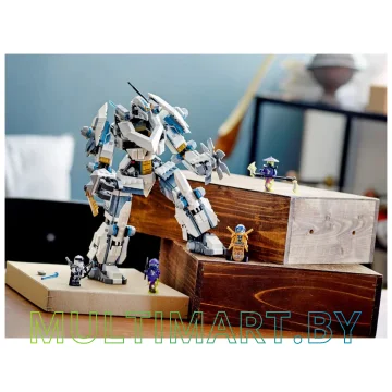 Конструктор LEGO Ninjago 71738 Битва с роботом Зейна картинка 16